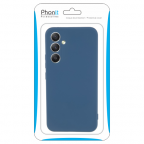 Samsung Galaxy A34 5G - Housse silicone souple - Bleu - Phonit