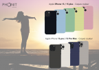 Apple iPhone 15 Pro - Housse silicone souple - AirColor - Bleu - Phonit