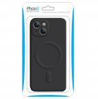 Apple iPhone 14 Pro Max - Magsafe Silicon soft case - Black - Phonit
