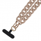 Cordon bandoulière maille universel pour Smartphones - Beige - Phonit
