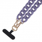 Cordon bandoulière maille universel pour Smartphones - Mauve - Phonit