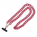 Cordon bandoulière maille universel pour Smartphones - Rose - Phonit