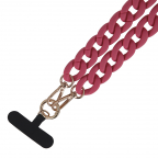 Cordon bandoulière maille universel pour Smartphones - Rose - Phonit