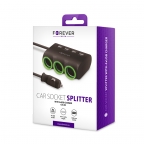 Car charger splitter adapter 3x12/24v + 4xUSB - CSS-05 - Forever