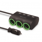 Car charger splitter adapter 3x12/24v + 4xUSB - CSS-05 - Forever