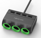 Car charger splitter adapter 3x12/24v + 4xUSB - CSS-05 - Forever
