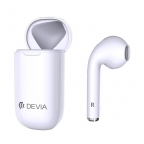 Wireless Mono Bluetooth Earphones - BT5.0 - White - Devia