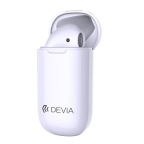 Wireless Mono Bluetooth Earphones - BT5.0 - White - Devia