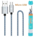 USB data cable charge and sync - Micro USB - Vogue Nylon - Devia