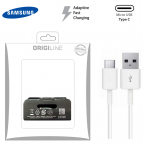 Fast charge cable - Micro USB type C - White - Original Samsung EP-DW970BWE