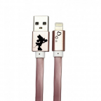 USB data cable charge and sync - iPhone/Lightning - Pink - Minne - Disney