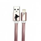 Câble de Charge et Synchro - iPhone/Lightning - Rose - Minnie - Disney