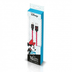 Câble de Charge et Synchro - Micro USB Type C/Android - Minnie - Disney
