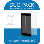 Samsung Galaxy A13 4G - Duo Pack - Verre AirGlass + Coque AirSoft Transparente - Phonit