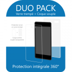 Samsung Galaxy A54 5G - Duo Pack - Tempered AirGlass + Back Cover AirSoft Clear - Phonit