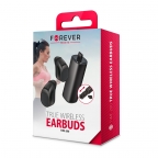 Oreillettes stéréo Bluetooth sans fils - TWE-200 - Noir - Forever