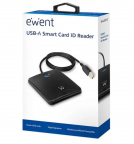 Lecteur de cartes EID smart card reader - USB-A - Ewent