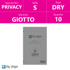 Boite de 10 films à découper avec tapis - Dry PRIVACY - Taille S - Code - My Shape (Giotto)