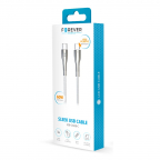 Cable charge and sync - Type C to Type C - 1m 60W Sleek - Forever