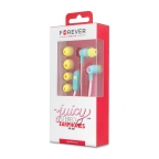 Wired Juicy Stereo headset with mic - JSE-200 - Pastel - Forever