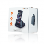 Docking station Made for iPhone MFI - PDS-02 - Black - Forever