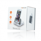 Docking station Made for iPhone MFI - PDS-02 - White - Forever