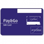 Carte Sim Proximus Pay&Go Plus + 10 € de crédit