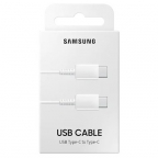 Samsung Câble USB-C / USB-C 3A 1m - Blanc - EP-DA705BWE - Packaging Original