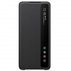 Samsung Galaxy S20 Plus G985 - Etui à Rabat Smart Clear View Cover - Noir - Original EF-ZG985