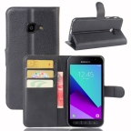 Samsung Galaxy Xcover 4 G390 - Etui Folio à Clapet - Noir - AirBook - Phonit
