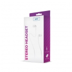 Oreillettes stéréo filaires jack 3.5mm - Blanc - Setty