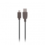 Câble de Charge et Synchro - Micro USB Type C - 1 mètre 2A - Noir - Setty