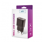 Adaptateur chargeur secteur 1xUSB 1A - Setty