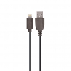Câble de Charge et Synchro - Lightning - 1 mètre 2A - Noir - Setty