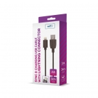 Câble de Charge et Synchro - iPhone/Lightning - 3 meters - Black - Setty