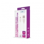 Câble de Charge et Synchro - iPhone/Lightning - 3 mètres - Blanc - Setty