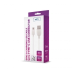 Câble de Charge et Synchro - Micro USB Type C - 3 meters - Black - Setty