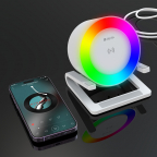 Enceinte Lumineuse 5W + Station de recharge 15W + Lampe de nuit - Devia