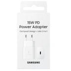 Samsung Chargeur Secteur USB-C 15W - Blanc - EP-T1510NWE - Packaging Original