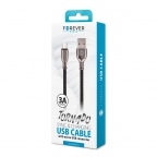 USB data cable charge and sync - Micro USB/Android - Tornado - 3A  - Forever
