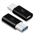 Adaptateur chargeur - Micro USB vers Micro USB type C - Noir - Phonit