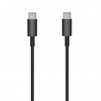 Câble de Charge et Synchro - USB-C-USB-C - 1 mètre 3A - Noir - Setty