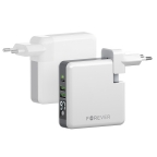 Adaptateur chargeur secteur avec batterie de secours 6700mAh et charge sans fil - Forever
